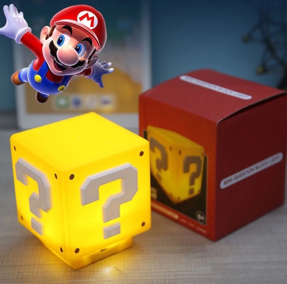 El Cubo Bross ™ - Lámpara Led Mario Bros Nintendo Cubo