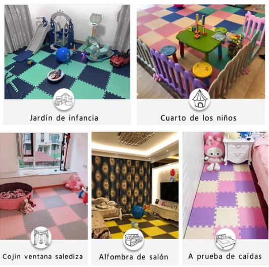 Puzzle Baby ™ - Pack 8 Unidad Piso Puzzle Alfombra Goma