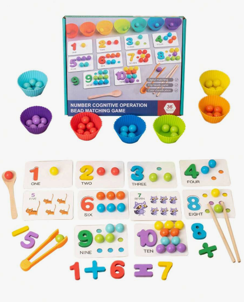 Supermat ™ - Juego De Matematicas Montessori Niños